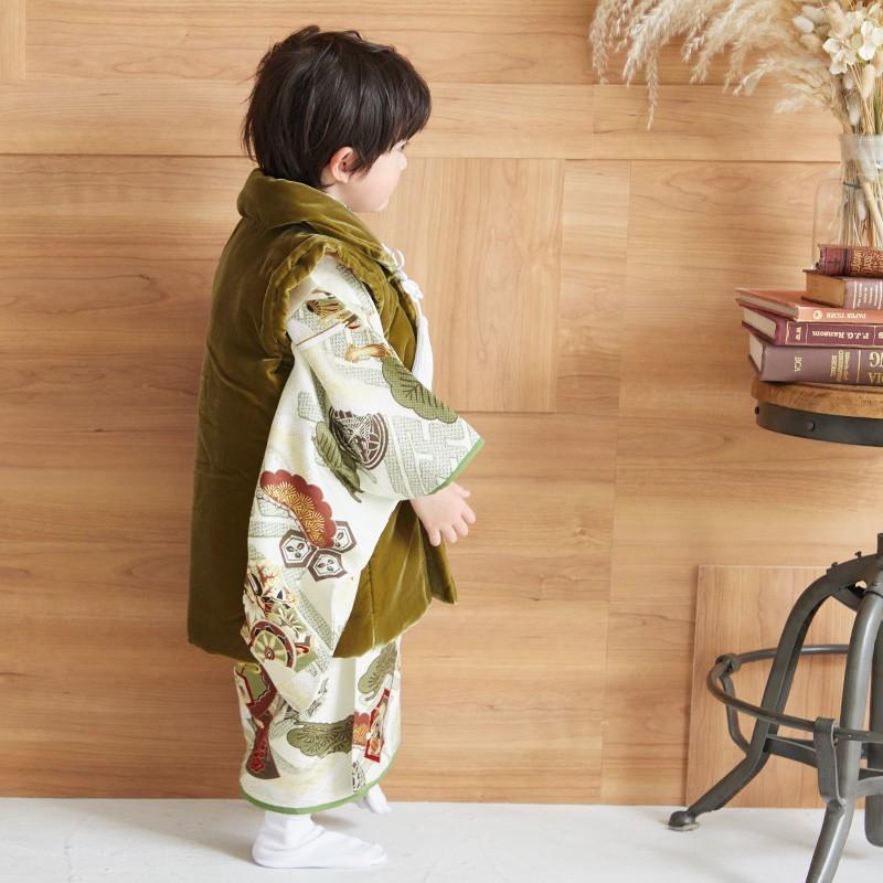七五三 着物レンタル 3歳 753 華徒然 ブランド着物 男の子 フルセット