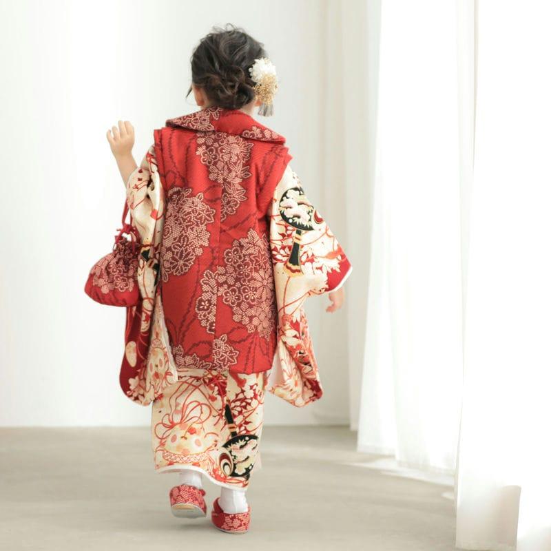 753の着物 七五三 着物レンタル 3歳 753 華徒然 ブランド着物 女の子 フル