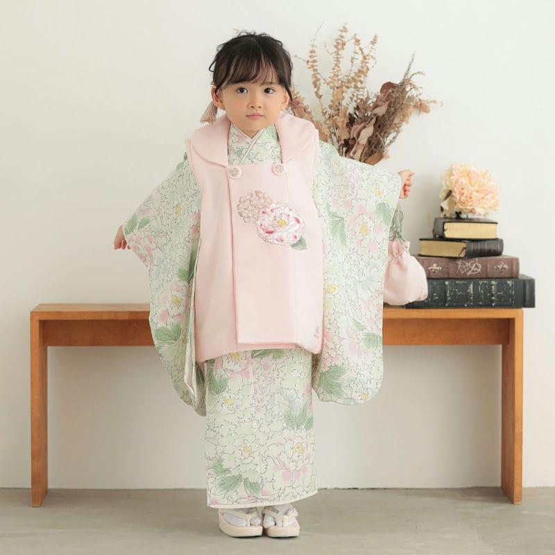 七五三 着物レンタル 3歳 753 芸艸堂 ブランド着物 女の子 フルセット