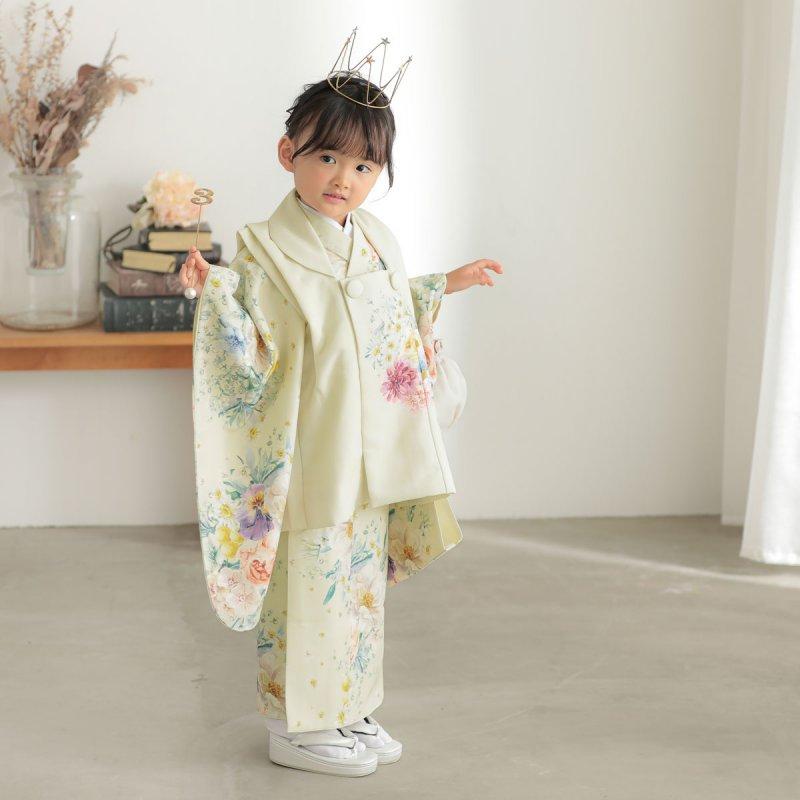七五三 着物レンタル 3歳 753 いちは ブランド着物 女の子 フルセット