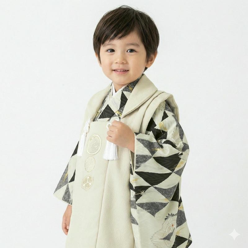 七五三 着物レンタル 3歳 753 LOWRYS FARM ブランド着物 男の子 フル