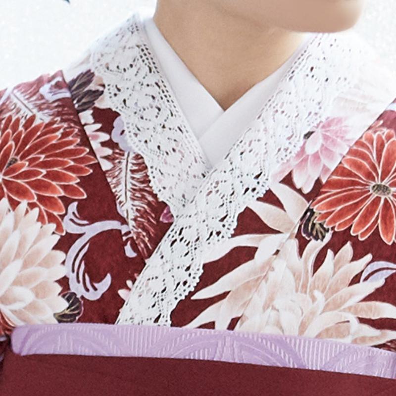 重衿　伊達えり　ゴージャス　個性派の1本　映え最高　白＆黒　日本製　923③ 重衿 伊達えり ゴージャス 個性派の1本 映え最高 白＆黒 日本