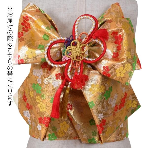 七五三 7歳着物 レンタル フルセット 黒 疋田熨斗目☆ 女の子 七歳 753