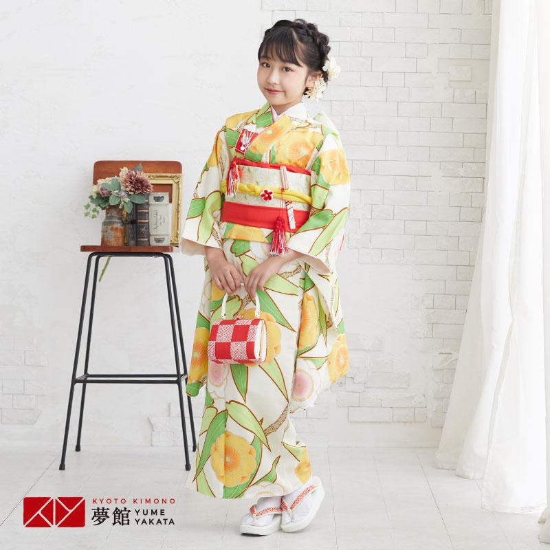 注目ブランド 1 9月利用 7歳 着物 レンタル 七五三 ひな祭り 正月 紅一点 正絹 クリーム色 梅笹竹 女の子 四つ身 N037 Off N037 Off 京都着物レンタル夢館 通販 Yahoo ショッピング 格安即決 Www Kmhsystems Com
