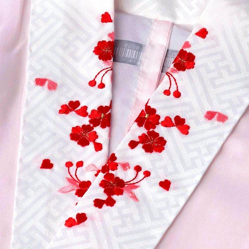 七五三 7歳着物 レンタル フルセット 乙葉 ブランド着物 橙色