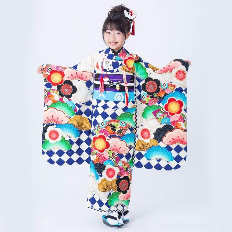 七五三用着物セット 子供用 七五三 7歳着物 レンタル フルセット ジャパンスタイル ブランド