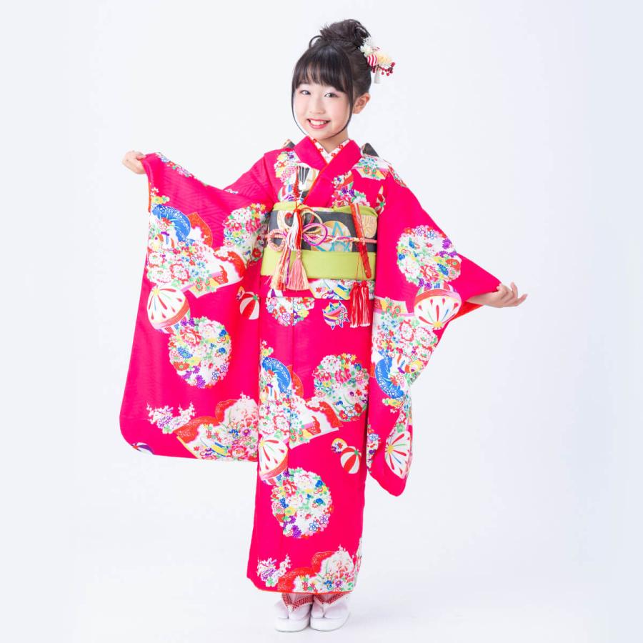 七五三 7歳着物 レンタル フルセット 式部クラシック ブランド着物