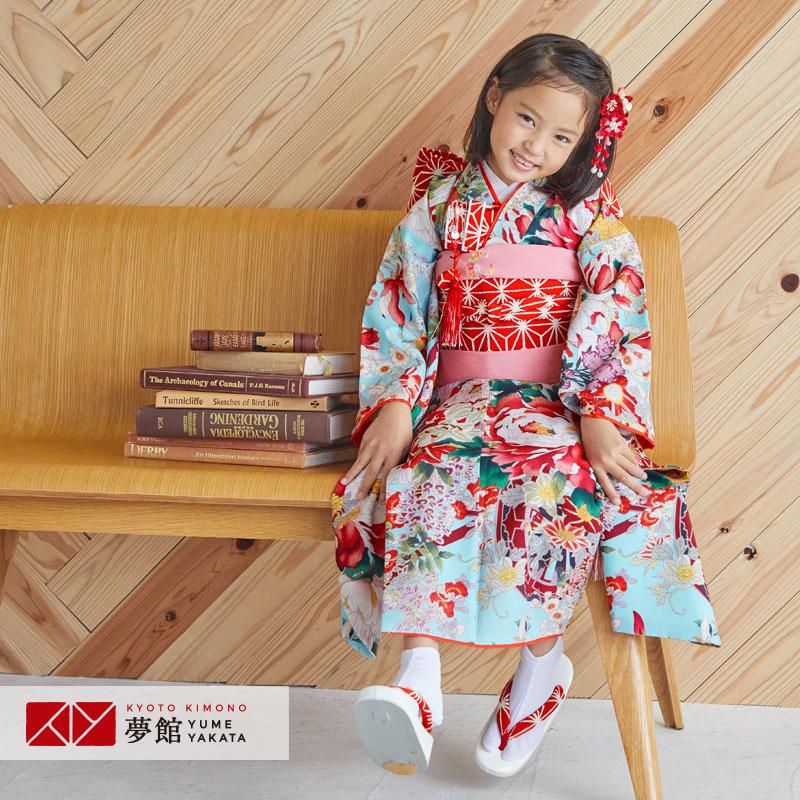 七五三 ７歳様 水色系フルセット 年中行事 | filmekimi.iksv.org