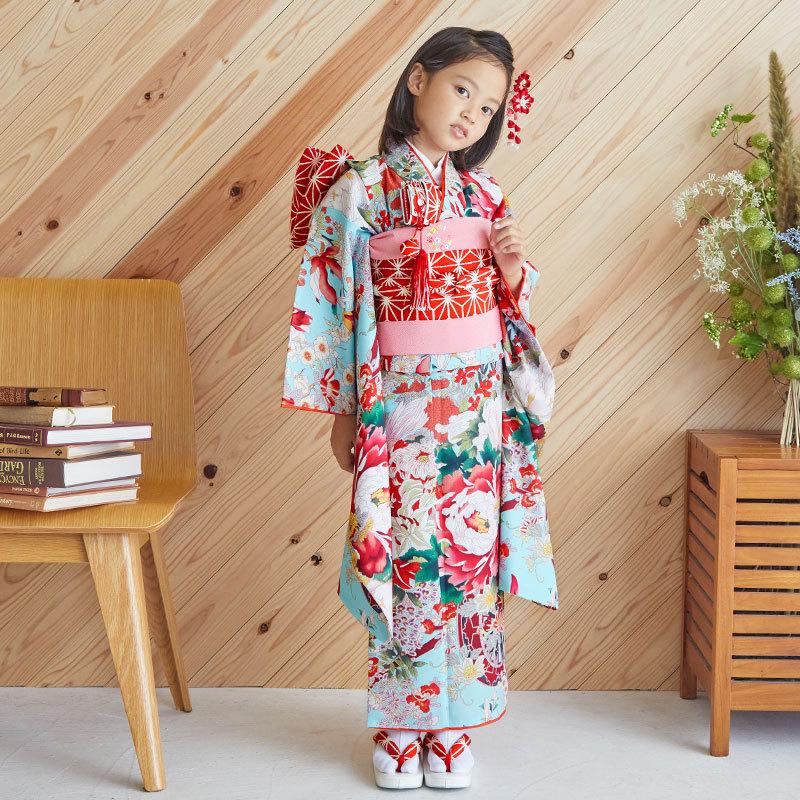 七五三 7歳着物 レンタル フルセット 式部クラシック ブランド着物
