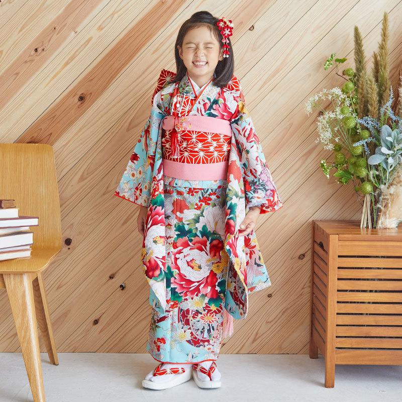 七五三 7歳着物 レンタル フルセット 式部クラシック ブランド着物