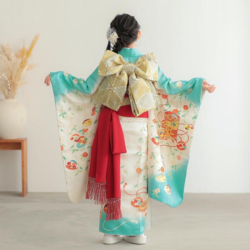 七五三 7歳着物 レンタル フルセット 吉澤の友禅 ブランド着物