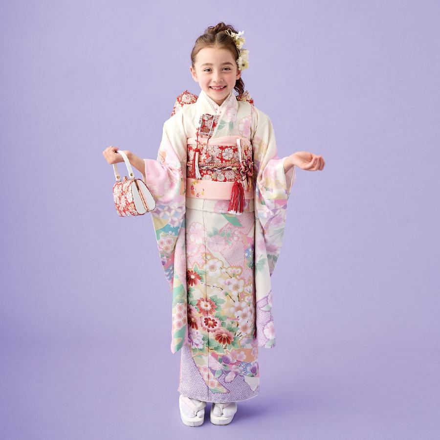 七五三 7歳着物 レンタル フルセット 式部浪漫 ブランド着物