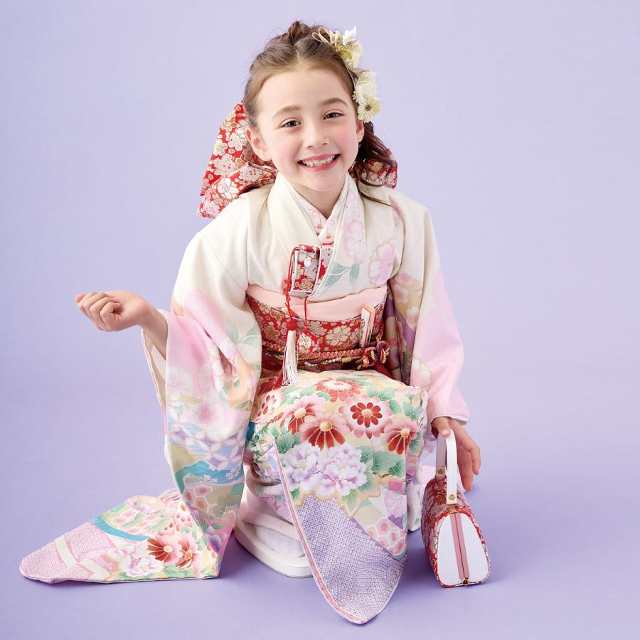 七五三 7歳着物 レンタル フルセット 式部浪漫 ブランド着物