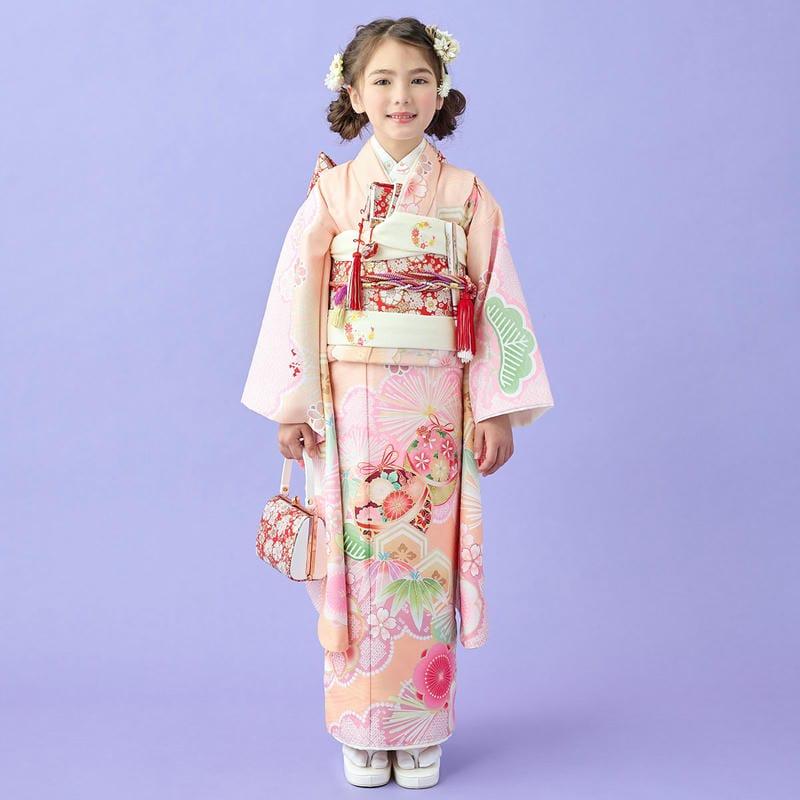 七五三 7歳着物 レンタル フルセット 式部浪漫 ブランド着物 