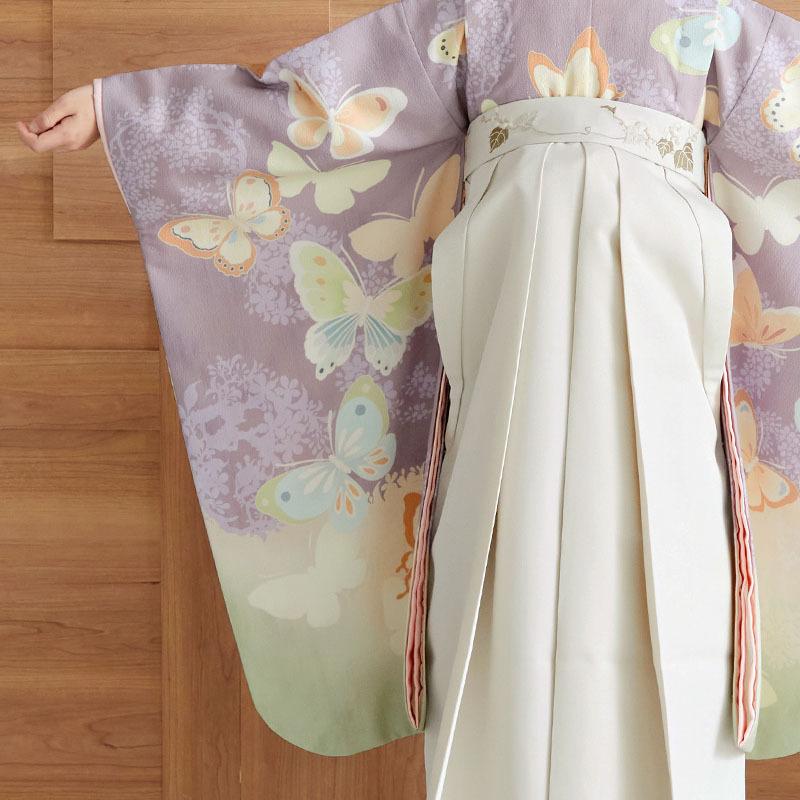 袴 セット レンタル 女の子 卒園式 JILL STUART 薄紫 蝶々 幼稚園