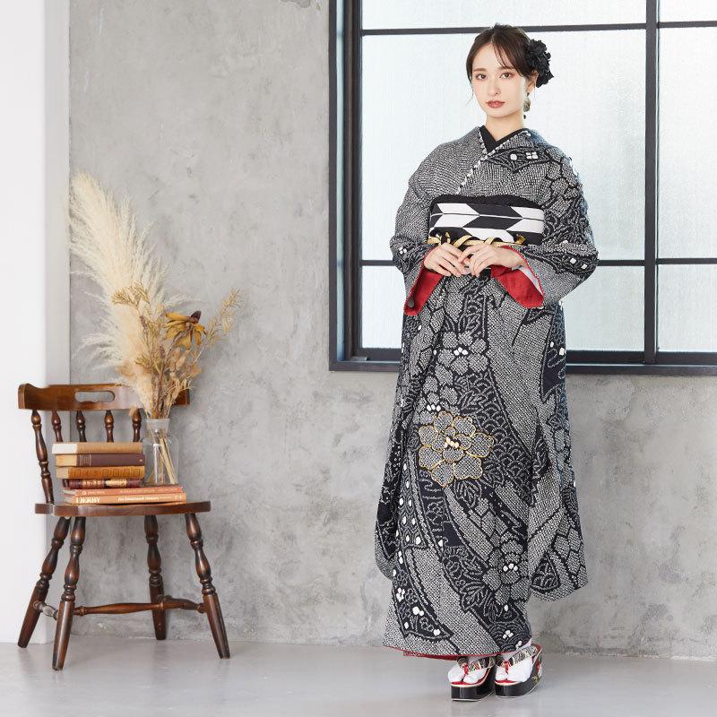 振袖 フルセット 正絹 黒 総絞り 新品小物 振袖 絞り 黒のおすすめ人気商品一覧 通販 - Yahoo!ショッピング