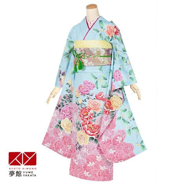 高級感 2 11月利用 結婚式 振袖 レンタル 水色 可愛い薔薇に包まれて 絹 宅 一点物 対応身長160 164cm R1322 絶対一番安い Sobrancelhas Com Br