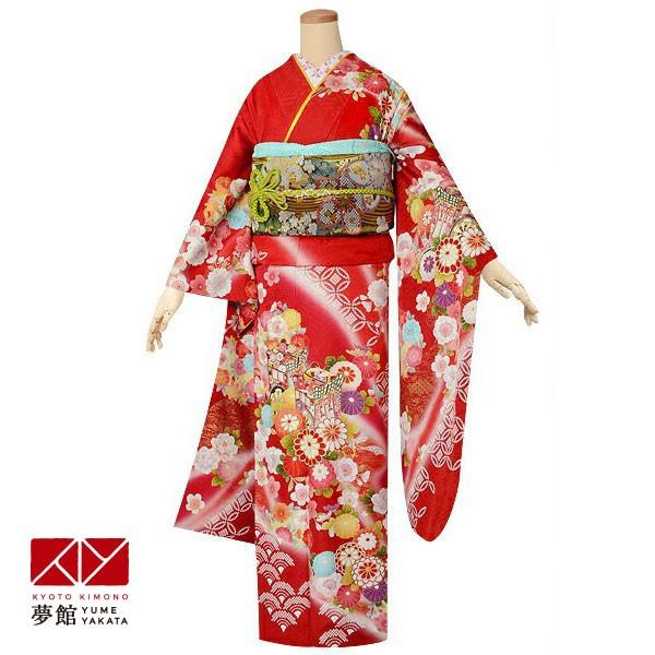 高知インター店 2 11月利用 結婚式 振袖 レンタル 赤 御所車花 絹 一点物 対応身長160 164cm R1544 R1544 京都着物レンタル夢館 通販 Yahoo ショッピング 送料込 Futbolcarrasco Com