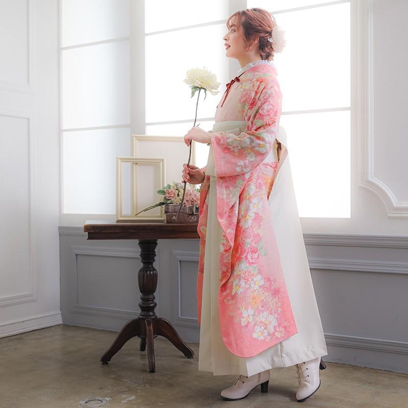 定価30800円 セール中 A3卒業式 袴セット LIZ LISA ピンク 薔薇