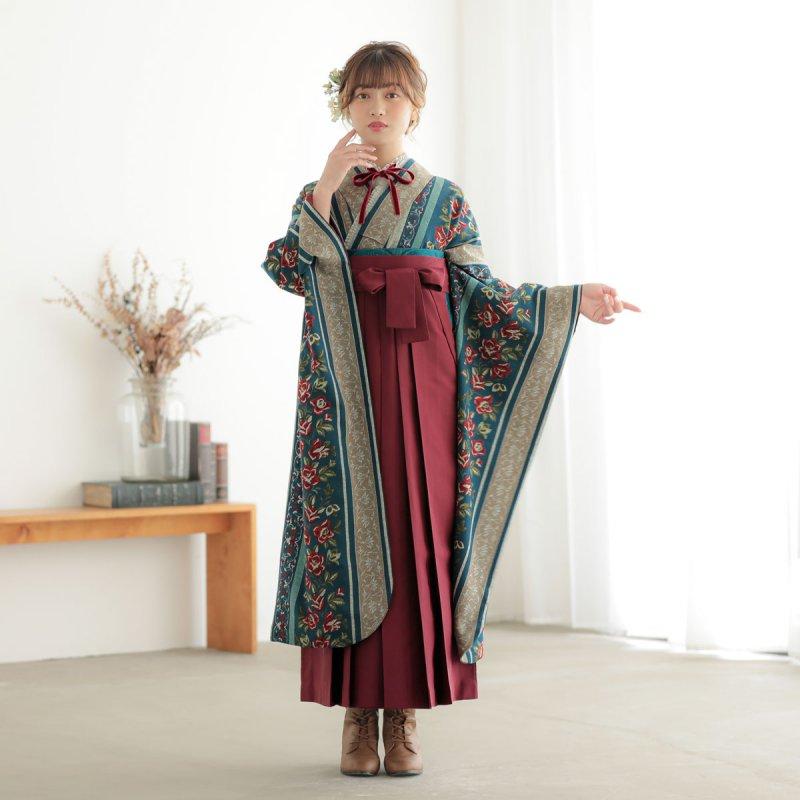 和風館　振り袖　ゴブラン織調薔薇 和風館 振り袖 ゴブラン織調薔薇