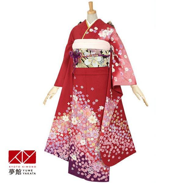 振袖 白系 オフホワイト系 総柄 亀甲 鶴 桜 古典柄 正絹 白地 赤古典柄