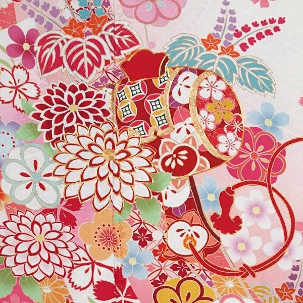 振袖 レンタル 成人式 結婚式 白 梅菊花に鼓(絹)12月〜1月利用 対応身長154〜165cm RS1282の画像