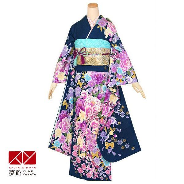 和装バック着物バック琉球紅型 琉球柄 葵の柄（向日葵色）入学卒業結婚