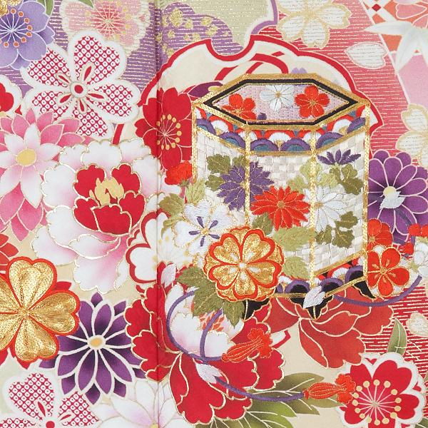 【最終値下げ】 振袖 レンタル 成人式 結婚式 白 流水に菊牡丹貝桶(絹) 一点物12月〜1月利用 対応身長154〜165cm RS1540 【F1153591661】(42120円)