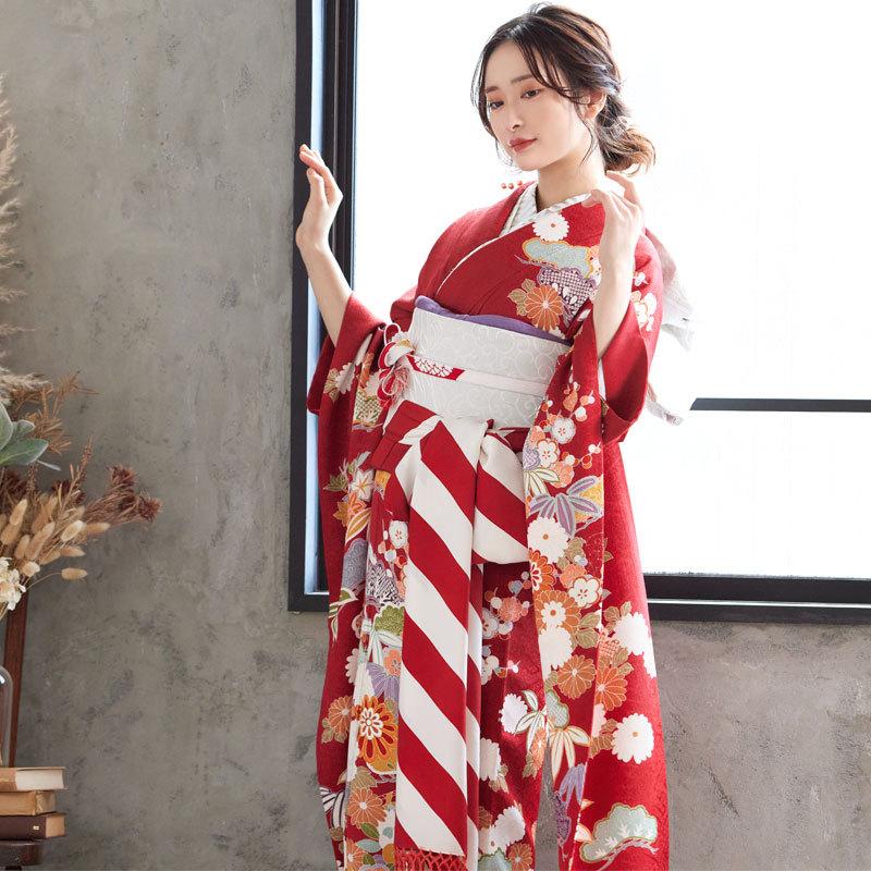 定価68200円セール開催中！振袖 レンタル 成人式 結婚式 赤