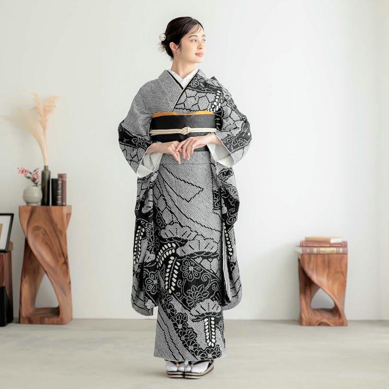 振袖 レンタル 成人式 結婚式 総絞り 黒 熨斗に藤12月〜1月利用 振袖 レンタル 成人式 結婚式 総絞り 黒 熨斗に藤12月〜1月利用