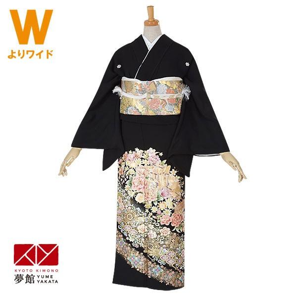 黒留袖 レンタル  結婚式 御所車に鼓と花々(特)(T281 T282） 貸衣装 フルセット 対応身長150〜160cm T283