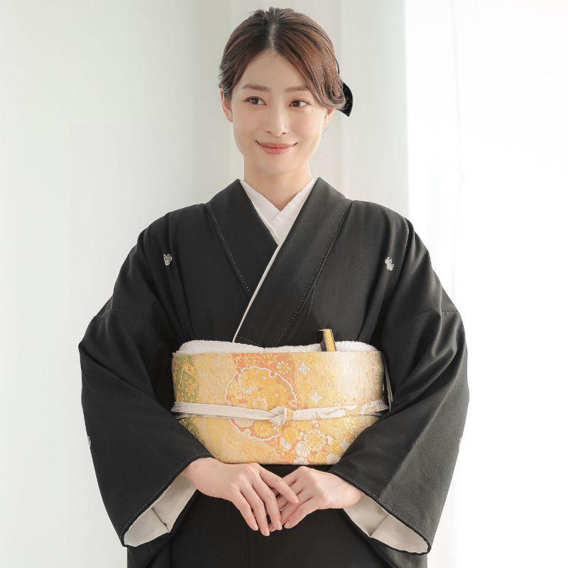 黒留袖 レンタル ジャパンスタイル 結婚式 束ね熨斗に鼓と宝尽し 貸