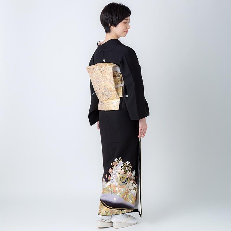 YUMI KATSURA（ユミカツラ） 黒留袖 レンタル 桂由美 結婚式 刺繍 薔薇