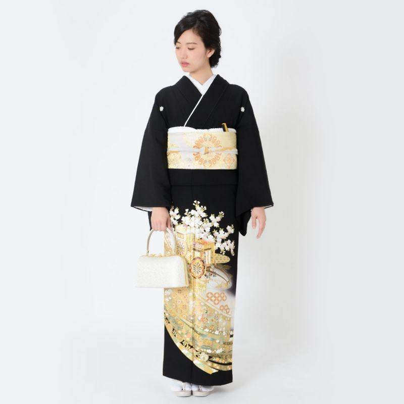 特別特価！黒留袖　梅尽くし豪華！！ YUMI KATSURA（ユミカツラ） 黒留袖 レンタル 桂由美 結婚式 幔幕に