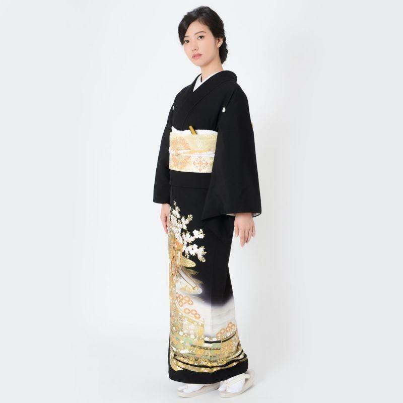 YUMI KATSURA（ユミカツラ） 黒留袖 レンタル 桂由美 結婚式 幔幕に