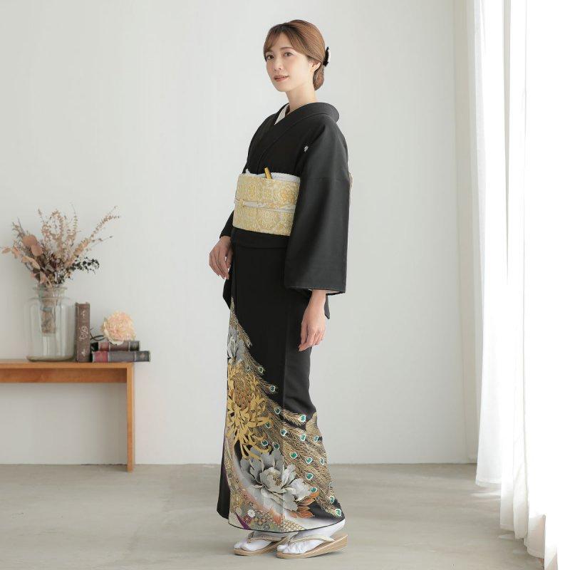 YUMI KATSURA（ユミカツラ） 黒留袖 レンタル 桂由美 結婚式 刺繍 紫