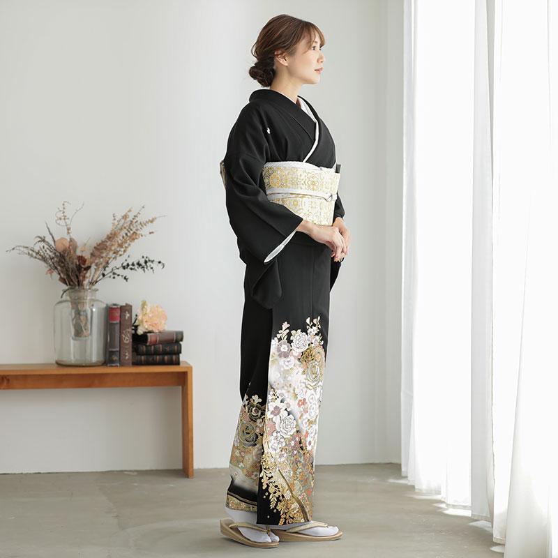 YUMI KATSURA（ユミカツラ） 黒留袖 レンタル 夏用 単衣 桂由美 結婚式