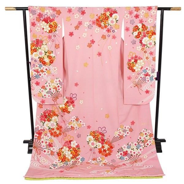 花嫁衣裳 引き振袖 大振袖 レンタル 安い 結婚式 婚礼 ピンク 花扇