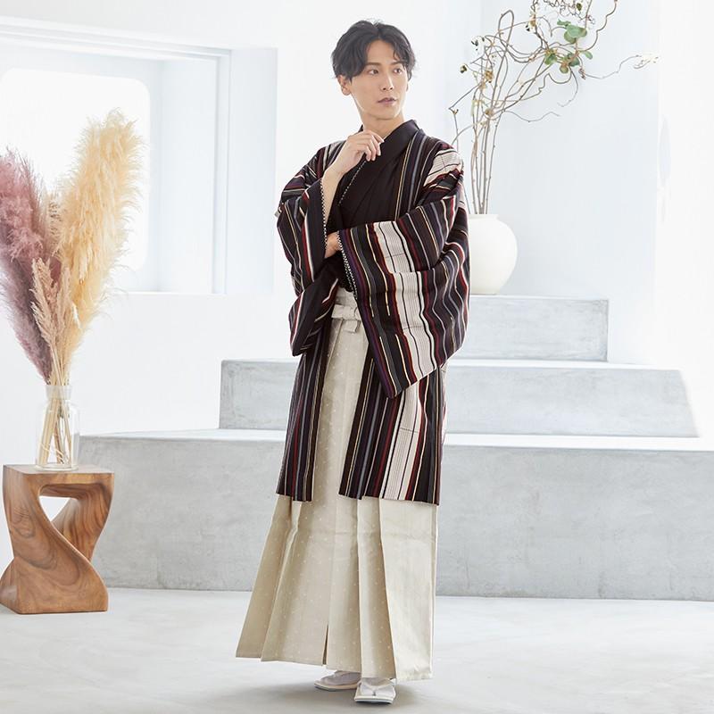 紋付袴 男 レンタル 結婚式 式典 CIAOPANIC 黒 縦縞×柄袴 卒業式 紋付袴 男 レンタル 結婚式 式典 CIAOPANIC 黒 縦縞×柄袴 卒業式