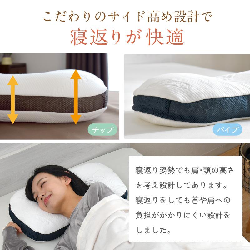 枕 まくら 整体 選べる2種 ソフトパイプ 低反発チップ 整体師が