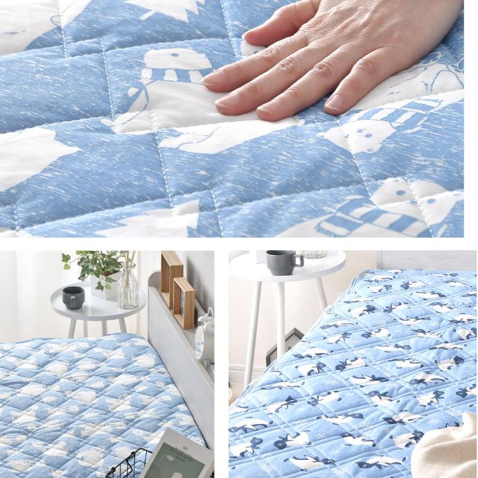 冷感 敷きパッド シングル 約100×205cm 夏用パッド ひんやり COOL