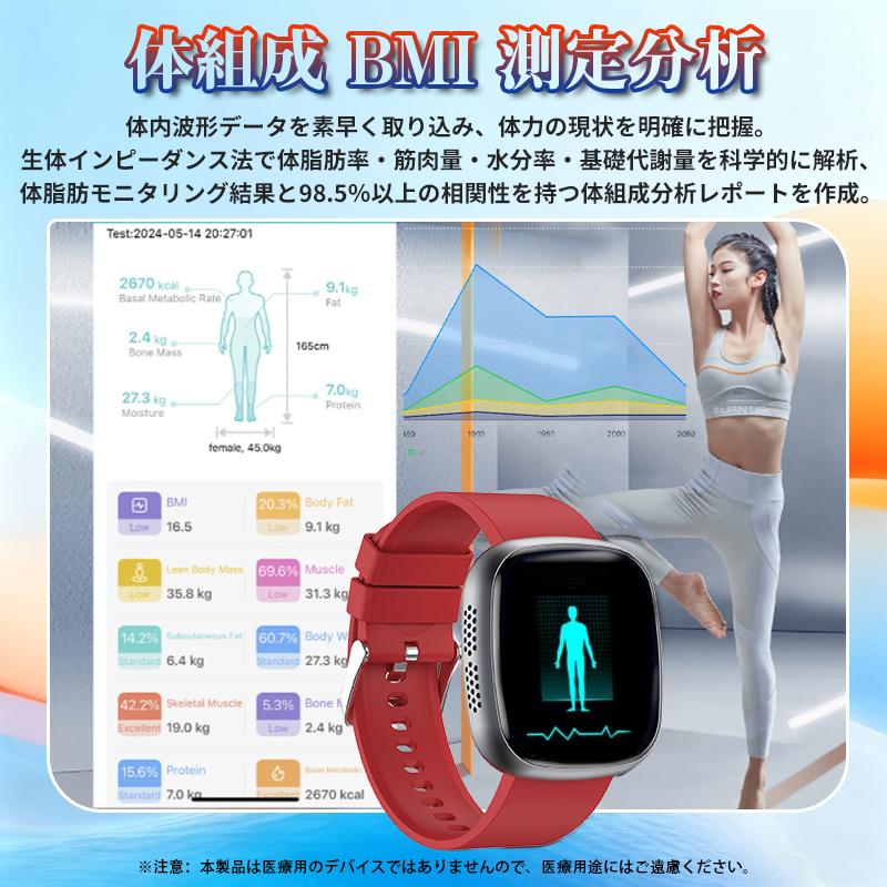 スマートウォッチ 日本製センサー 血中脂質 尿酸 AI診断 皮膚温 高精度心拍数 血中酸素 睡眠監視 IP68防水 着信通知 初心者高齢者 2024 ギフト スマートウォッチ 日本製センサー 通話機能 血中脂質 尿酸 AI診断 皮膚