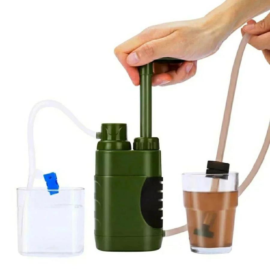 ☆5段階浄水システム　携帯浄水器　簡単水濾過　災害　アウトドア 携帯浄水器 アウトドア浄水器 濾過器 非常用浄水器 アウトドア