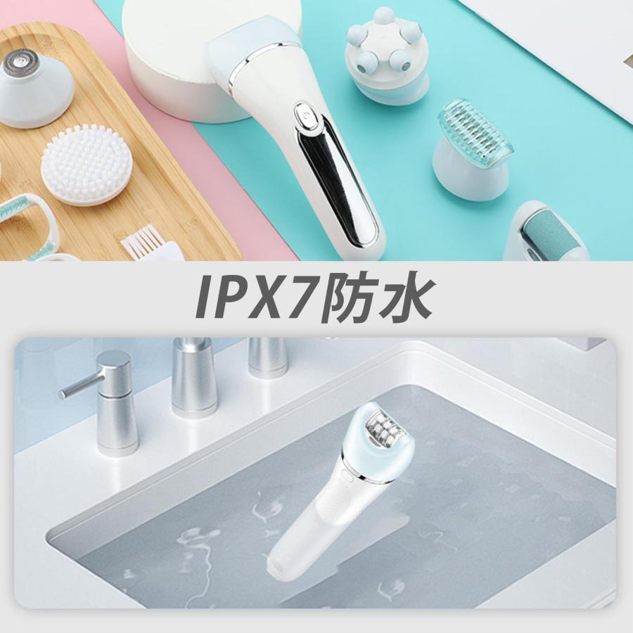 多機能シェーバー 電気シェーバー 1台6役 脱毛器 軽量 小型 USB充電式
