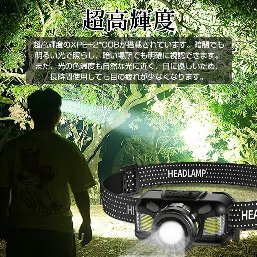 ヘッドライト 充電式 LED 電池式 作業用 軽量 エナジャイザー 登山
