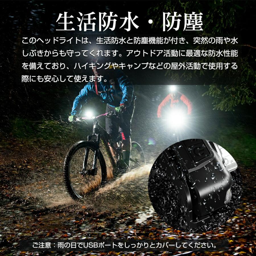 ヘッドライト 充電式 LED 電池式 作業用 軽量 エナジャイザー 登山