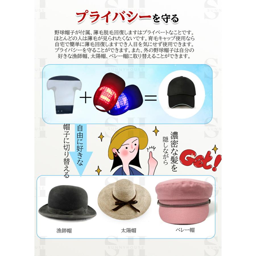 LED赤色光育毛ヘルメット 育毛ヘルメット LED 育毛キャップ