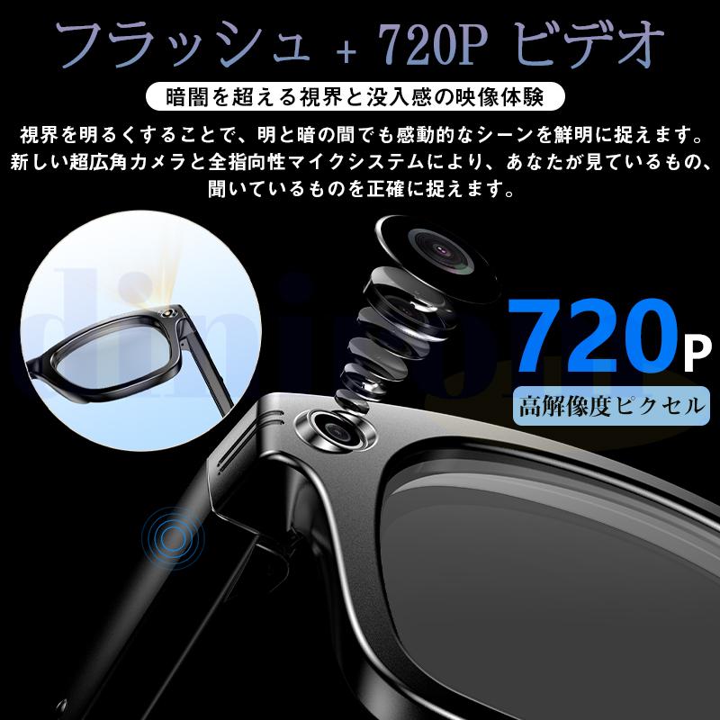 スマートグラス メガネ骨伝導 通話可能 AI質問応答 ワイヤレスメガネ