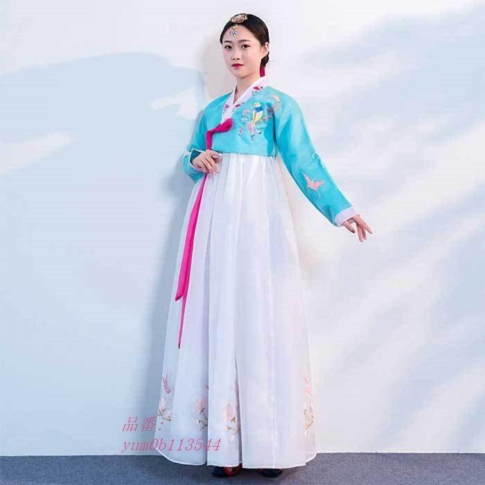 韓国伝統衣装 チマチョゴリ レディース コスチューム イベント韓国宮廷風 韓服 花柄 ドレス ステージ 激安通販販売 文化祭 撮影 パーティー 学園祭 朝鮮族衣装 コスプレ衣装