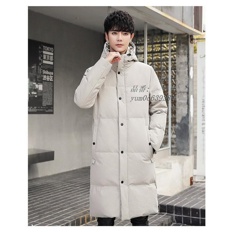 超目玉 ダウンコート メンズ コート ダウン冬服 ロング丈 韓国風 ベンチコート アウトドア 40代 アウター フード付き ビジネスコート スリム 軽量 通勤 防寒 即日出荷 Lespakigali Com